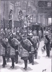 De begrafenis van Wellington 1852 AD